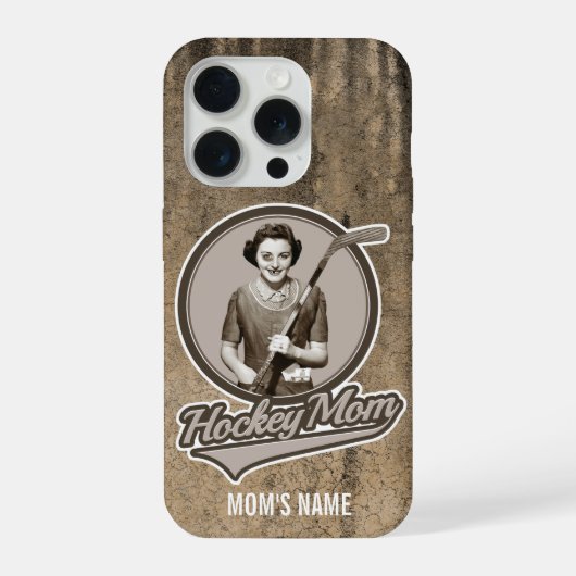 Hockey Mam iPhone case Hoesje (Achterkant)