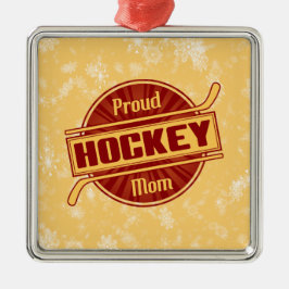 Hockey Mam Kerstversiering, boomverkleuring Keramisch Ornament