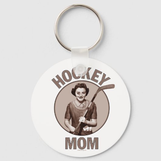 Hockey mam lichte sleutelhanger (Voorkant)