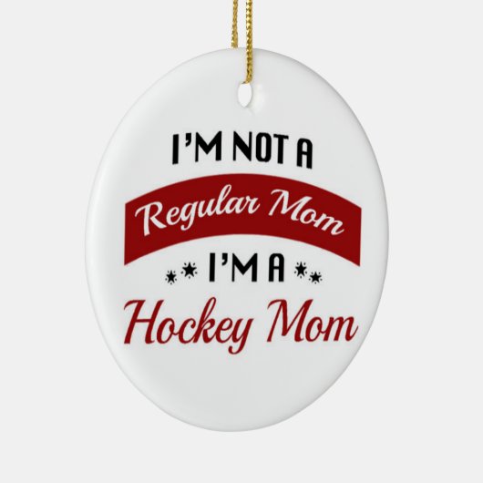 Hockey Mam Ornament (Rechts)