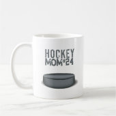 Hockey mam Player Number Cute Simple Koffiemok (Links)