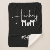 Hockey mam roink versnelling deken calligrafie zwa (Voorkant)