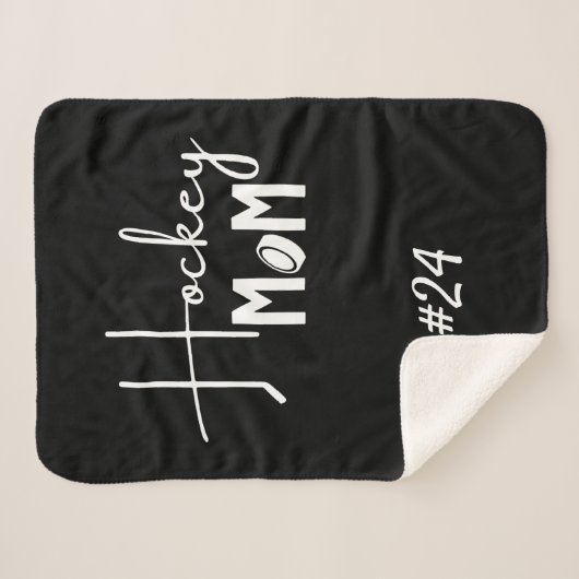 Hockey mam roink versnelling deken calligrafie zwa (Voorkant (horizontaal))