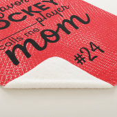 Hockey mam roze tandwiel deken favoriete speler ro (3/4)