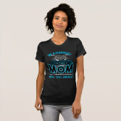 Hockey Mam Shirt, mam Will Yell Louly T-shirt (Voorkant volledig)