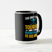 Hockey Mam Square Mok (Voorkant rechts)