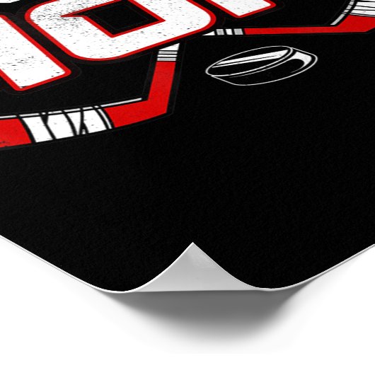 Hockey Mam t - shirts voor vrouwen Mama Moederdag  Poster (Hoek)