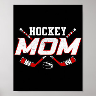 Hockey Mam t - shirts voor vrouwen Mama Moederdag  Poster