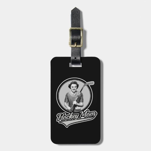 Hockey mama bagagelabel (Voorkant verticaal)