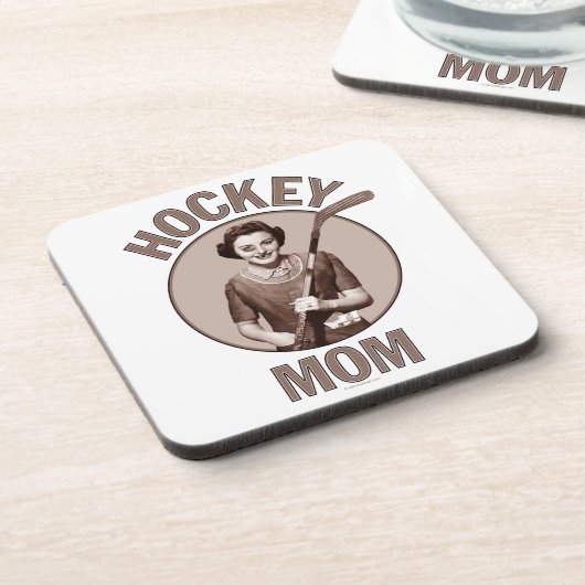 Hockey mama bier onderzetter (Linkerzijde)