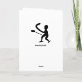 Hockey mama Birthday Kaart (Achterkant)