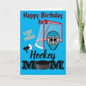 Hockey mama Birthday Kaart (Voorkant)