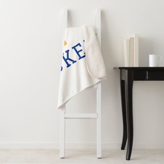 Hockey mama Blanket Moeder Pucker Custom Number Sherpa Deken (In situ)