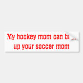 Hockey mama bumpersticker (Voorkant)