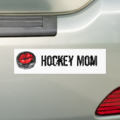 Hockey mama Bumpersticker (Op auto)