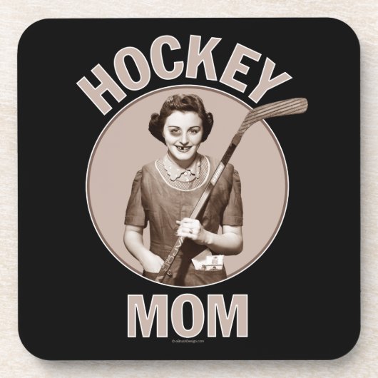 Hockey mama drankjes onderzetter (Voorkant)