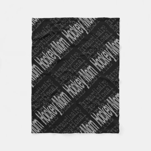 Hockey mama Extraordinaire Fleece Deken (Voorkant)