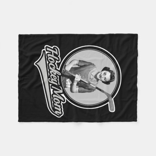 Hockey mama fleece deken (Voorkant (Horizontaal))