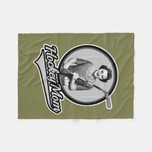 Hockey mama fleece deken (Voorkant (Horizontaal))