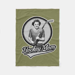 Hockey mama fleece deken