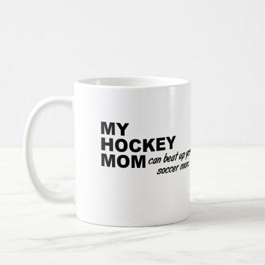 Hockey mama Funny Mug Koffiemok (Links)