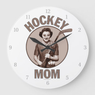 Hockey mama grote klok