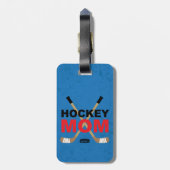 Hockey mama Hockey Sticks Red Bagagelabel (Achterkant verticaal)