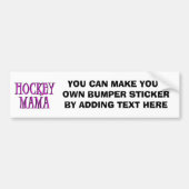 Hockey Mama Hot Pink T-shirts en cadeautjes Bumpersticker (Voorkant)
