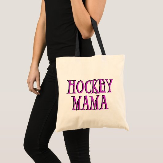 Hockey Mama Hot Pink T-shirts en cadeautjes Tote Bag (Voorkant (product))