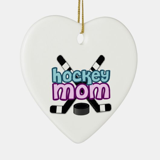 Hockey mama keramisch ornament (Rechts)
