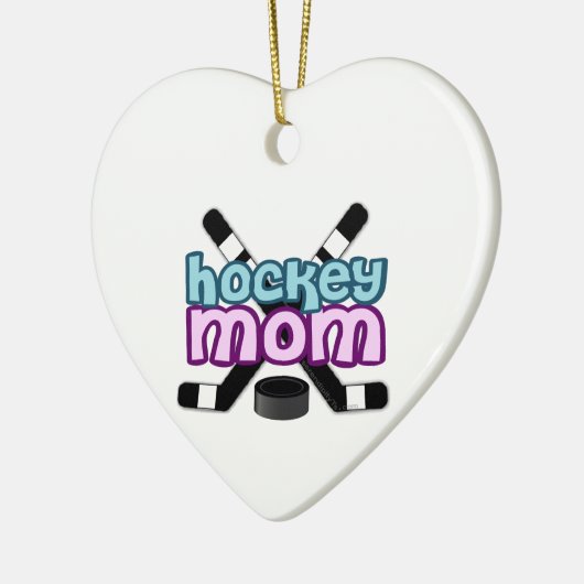 Hockey mama keramisch ornament (Links)