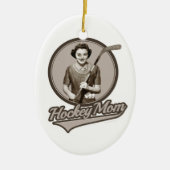 Hockey mama keramisch ornament (Voorkant)