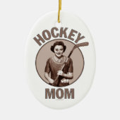Hockey mama keramisch ornament (Voorkant)