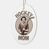 Hockey mama keramisch ornament (Links)