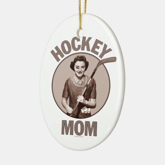 Hockey mama keramisch ornament (Links)