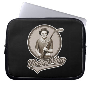 Hockey mama laptop sleeve
