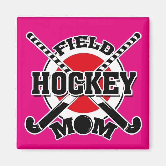 Hockey mama magneet (Voorkant)