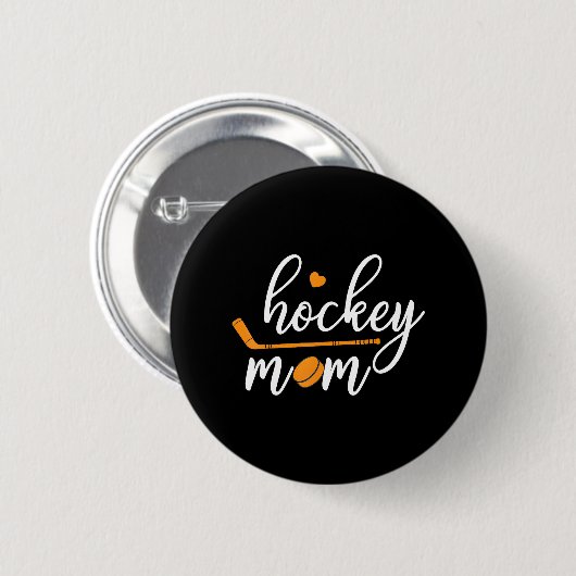 Hockey mama mama ronde button 5,7 cm (Voorkant /achterkant)