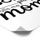 Hockey mama poster favoriete speler, wit (Hoek)