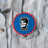 Hockey mama ronde button 4,0 cm (In situ)