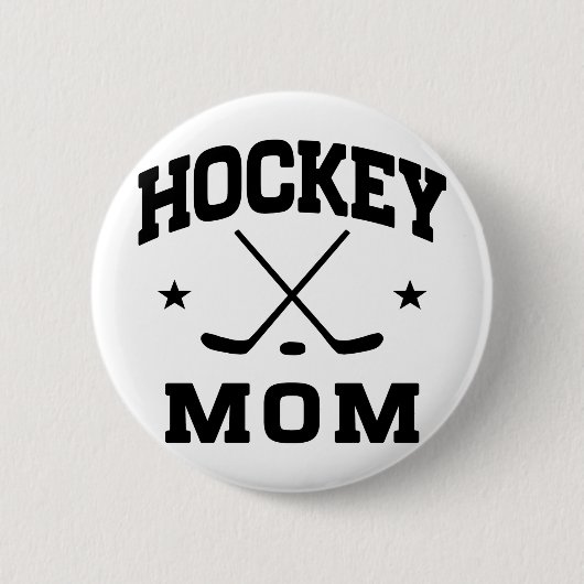 Hockey mama ronde button 5,7 cm (Voorkant)