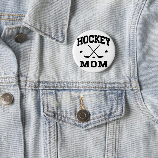 Hockey mama ronde button 5,7 cm