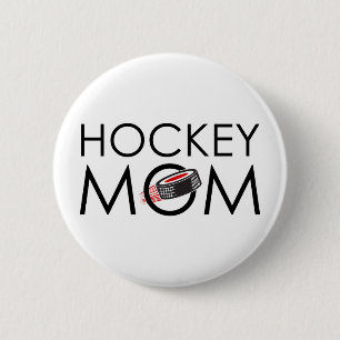 Hockey mama ronde button 5,7 cm