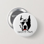 Hockey mama ronde button 5,7 cm (Voorkant /achterkant)
