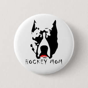 Hockey mama ronde button 5,7 cm