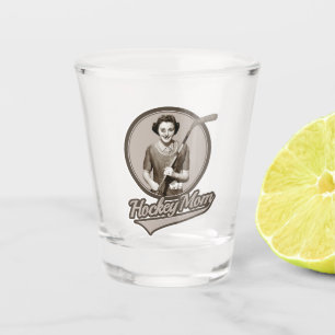 Hockey mama shot glas