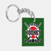Hockey mama sleutelhanger (Voorkant Links)