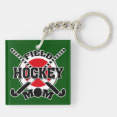 Hockey mama sleutelhanger (Achterkant)