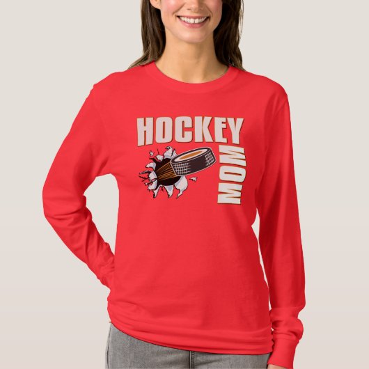 Hockey mama t-shirt (Voorkant)