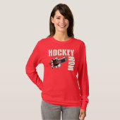 Hockey mama t-shirt (Voorkant volledig)